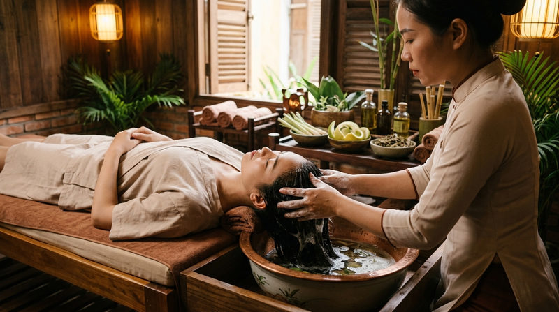 What is a Traditional Vietnamese Nourishing Hair Wash?