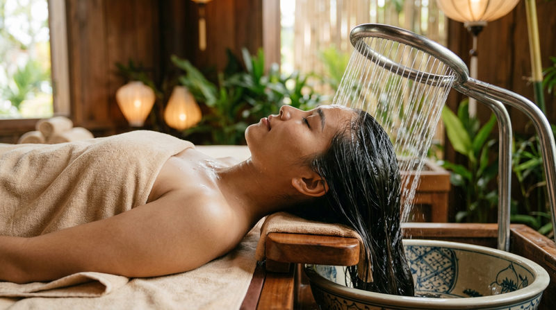 Step 2: Experience an Authentic Vietnamese Head Spa & Hair Wash
