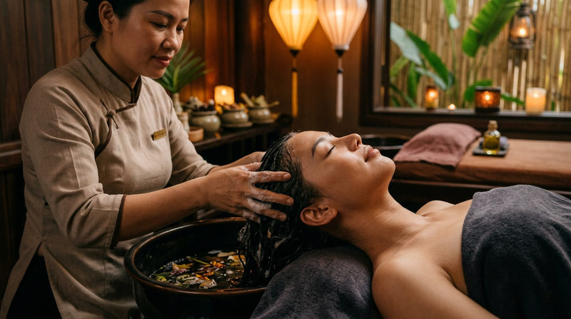 The Ultimate Hoi An Herbal Hair Wash Experience