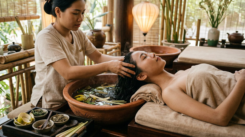 What to Expect from a Traditional Vietnamese Herbal Hair Wash